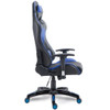 High Back Executive Racing Reclining Gaming Chair Swivel PU Leather Office Chair-Blue