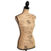 Female Mannequin Torso Dress Form Display W/ Black Tripod Stand New-Brown