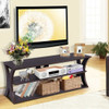 3-Tier TV Stand Storage Console with Storage Shelves