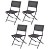 Set of 4 Outdoor Patio Folding Chairs