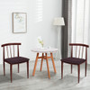 Set of 2 Fabric Upholstered Dining Chairs