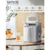 Mini Portable Compact Electric Ice Maker Machine-Silver