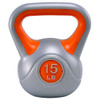 Kettlebell Exercise Fitness Body 5-45lbs Weight Loss Strength Training Workout-15 lbs