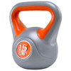 Kettlebell Exercise Fitness Body 5-45lbs Weight Loss Strength Training Workout-15 lbs