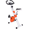 45 Height Resistance Adjustable Folding Magnetic Exercise Bike-Orange