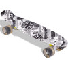 Concise 2 Colors Skateboard with Semi-transparent Wheels