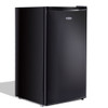 Compact 3.2 cu ft. Single Door Small Cooler Refrigerator-Black