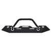 Jeep Wrangler JK Winch Plate Front Bumper w/ LED Lights