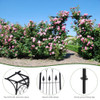 82 x 20.5 Inch Metal Garden Arch for Various Climbing Plant