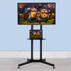 Plasma Flat Screen TV Cart Stand w/ Wheels Mobile Fits