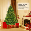 7 Feet PVC Artificial Christmas Tree with LED Lights