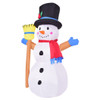 4 Inch Indoor/Outdoor LED Inflatable Lighted Christmas Snowman