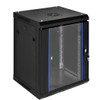 18U Wallmount Data Network Cabinet with Locking Glass Door