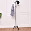 70" Metal Coat Hat Rack Clothes Hooks Hanger