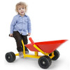 8" Heavy Duty Kids Ride-on Sand Dumper w/ 4 Wheels-Red