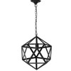 One - Light Industrial Metal Pendant Hanging Ceiling Chandelier