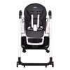 Portable Baby Feeding Booster Safe Folding High Chair-Black