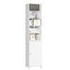 72 Inches Free Standing Tall Floor Bathroom Storage Cabinet-White