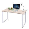 Simplistic Durable Wood Writing Computer Desk-Natural