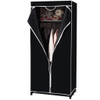 Non-woven Fabric Wardrobe Storage Portable Clothes Closet-Black