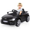 12V Audi TT RS Electric Remote Control MP3 Kids Riding Car-Black