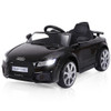 12V Audi TT RS Electric Remote Control MP3 Kids Riding Car-Black