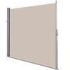 118.5" x 71" Patio Retractable Folding Side Awning Screen