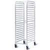 26 x 20 x 70 Inch 20 Sheet Aluminum Pan Rolling Bakery Rack