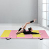 6' x 2' Folding Fitness Exercise Carry Gymnastics Mat