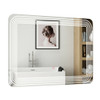 LED Bathroom Vanity Wall-Mount Mirror with Touch Button