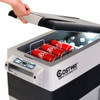 55-Quarts Portable Thermoelectric Electric Car Cooler Refrigerator for Beverage