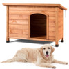 Wood Weather Resistant Home Outdoor Ground Dog House-XL