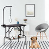 32" Pet Grooming Table Durable Foldable Rubber Top