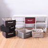 Wooden Basket Storage Chest with 6 Drawer Baskets