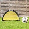 6/4/2.5 Feet Set of 2 Portable Pop-Up Soccer Goals Net-2.5'