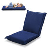 Adjustable 6 position Folding Lazy Man Sofa Chair Floor Chair-Navy