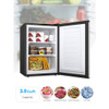 3 Cubic Feet Compact Upright Freezer with Stainless Steel Door