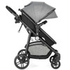 2-in-1 Foldable Pushchair Newborn Infant Baby Stroller-Gray