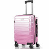 3PCS Spinner Expandable Suitcase With TSA Lock-Pink