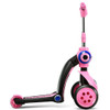 2-in-1 Kick Scooter Balance Trike With 3 Wheel -Pink