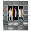 DIY 30 Cube Portable Closet Clothes Wardrobe Cabinet