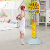 Kids Basketball Hoop Stand with Adjustable Height-Blue