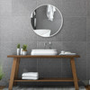 28" Round Mirror Wall Mounted Bathroom Mirror