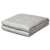 17 lbs Weighted 100% Cotton Blankets-Light Gray