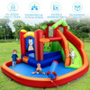 Inflatable Slide Bouncer and Water Park Bounce House Without Blower