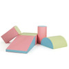 5-Piece Set Climb Activity Play Safe Foam Blocks-Pink