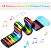 49-Key Roll-up Piano with Support Earphone