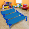 Pack of 6 Stackable Daycare Standard Rest Cots-Blue