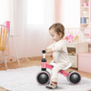 4 Wheels No-Pedal Baby Balance Bike-Pink