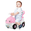 3-in-1 Baby Walker Sliding Car Pushing Cart Toddler Ride-Pink